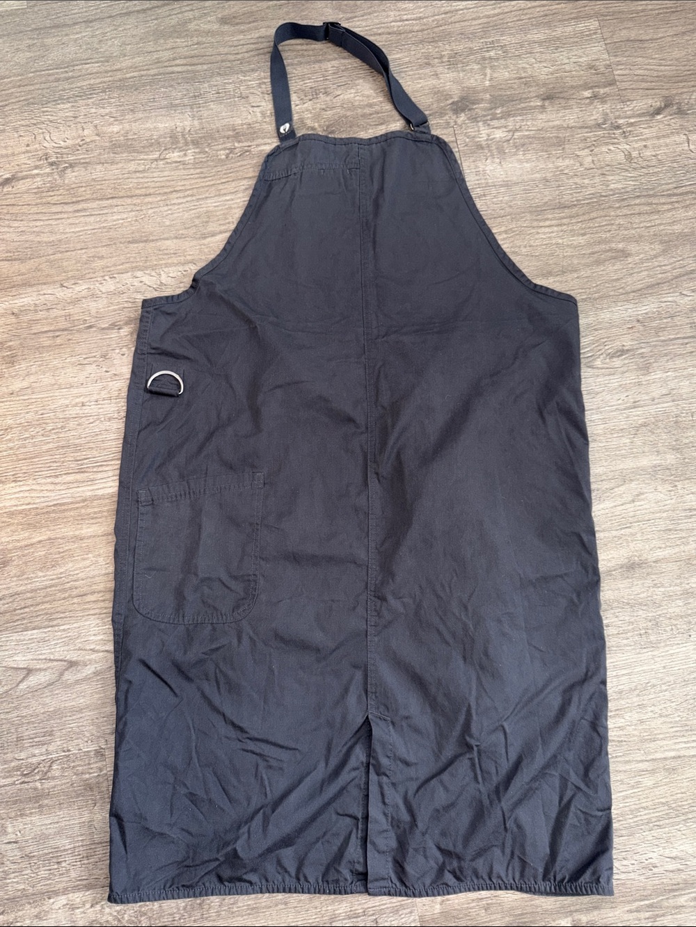 Chef Works Brio Black Utility Bib Apron Adjustable Unisex Chef Server